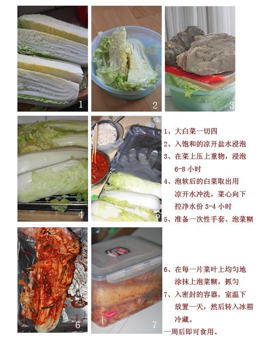 韩式泡菜（辣白菜的详细做法图解）
